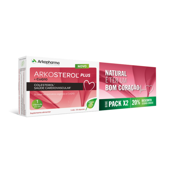 Arkosterol PLUS + CoQ10 30x2 20% Desconto 2ª Embalagem